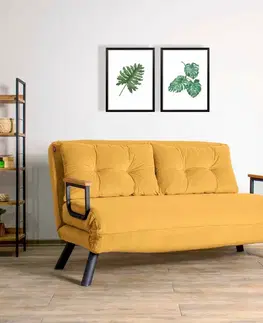 Rozkládací pohovka Sando 2 Mustard