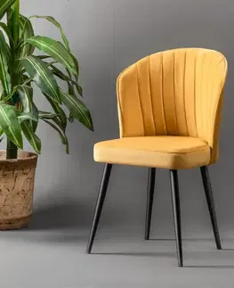 Sada židlí (2 kusy) Rubi - Yellow