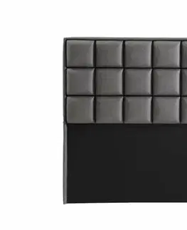 Rám jednolůžkové postele s čelem Abella 90 x 190 - Grey
