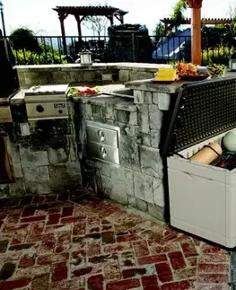 Zahradní úložný box 495l plastový Dekorhome