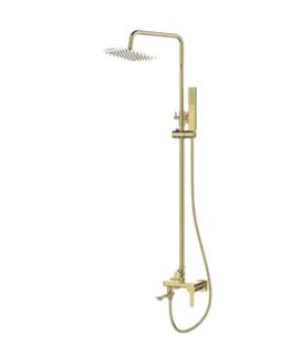 INVENA Sprchový sloup GLAMOUR TREND s baterií,  zlato AU-05-B09-V