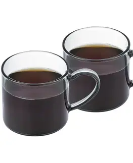 4Home Sada skleněných hrnků Haze 250 ml, 2 ks