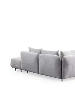 Rohová sedací souprava Floransa - Light Grey