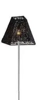 Stojací lampa černá 160cm 60W E27 Rombo