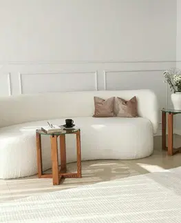 Sada odkládacích stolků Amalfi Walnut, 2 ks