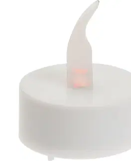 Sada LED svíček Flicker bílá, pr. 3,8 cm, 4 ks