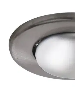 Stropní svítidlo, saténový nikl, kulaté, OZS-01