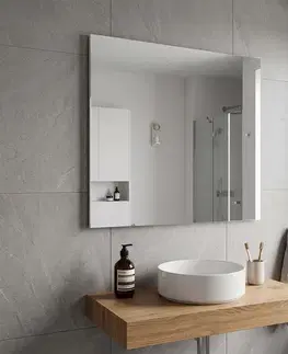 Zrcadlo 70x80 LAVA bílá