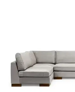 Rohová sedací souprava Tulip Corner Left With Pouf - Light Grey