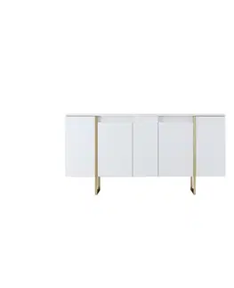 Skříňka Luxe White and Gold