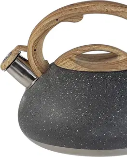 PROHOME - Čajník 3l 22x22x20cm dřevo mramor
