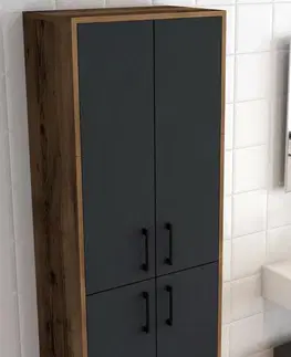 Skříň Berlin Walnut and Anthracite