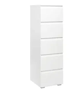 Komoda 5 zásuvek IMAGE 6 bílá