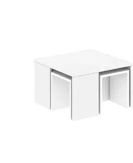 Sada konferenčních stolků Ortanca - White