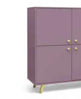 ArtStol Komoda SIENA 4D | fialová