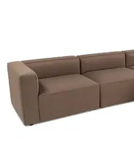 Rohová sedací souprava Mora XL (L1-O1-ChlRight) - Brown