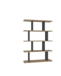 Knihovna Harmon - Oak, Anthracite