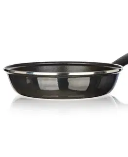 Banquet Pánev smaltovaná METALLIC Black 24 cm, s nepřilnavým povrchem, 24 cm
