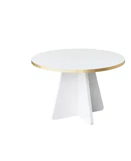 Konferenční stolek Mushroom Gold and White