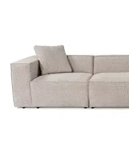 Rohová sedací souprava Lora (L1-O1-1R-POUFFE ) - Mocha