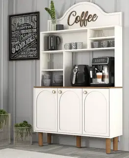 Coffee Bar Cabinet Bohem 861 - Cream