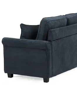 Dvoumístná pohovka ASB-4170 BLUE2, manžestr, modrá