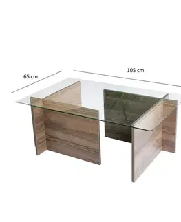 Konferenční stolek New Escape - Walnut