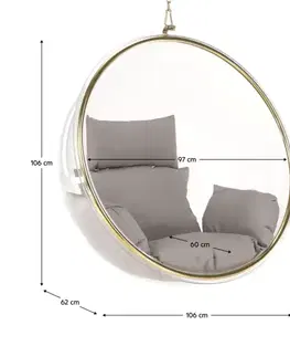 Závěsné křeslo BUBBLE TYP 1 Tempo Kondela