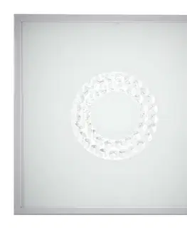 Stropní svítidlo plafond 29X29 16W LED 6500K saténový prsten LUX