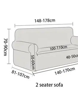 4Home Napínací potah na dvojkřeslo Nature, 145 - 185 cm