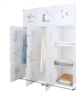 Dětská modulární skříň KITARO Tempo Kondela