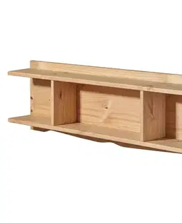 Nástěnná police CORONA vosk 16492