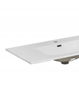 ArtCom Keramické umyvadlo SKY 120 | bílý lesk 120 cm