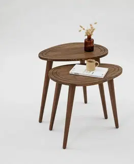 Sada odkládacích stolků Sweet Walnut, 2 ks