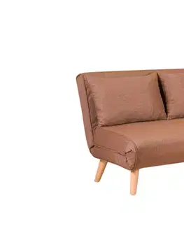 Dvoumístná rozkládací pohovka Folde 2-Seater - Brown