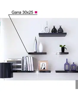 Nástěnná polička GANA 30x25 Tempo Kondela