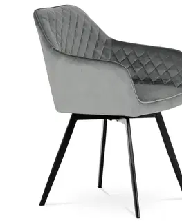 Sada jídelních židlí DCH-425 GREY4, 2 ks