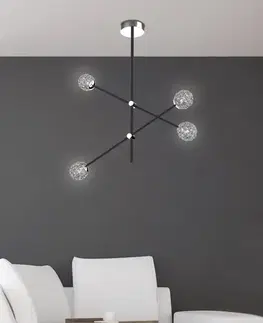 Stropní lampa Apeti Paksos 6xG9 LED černá