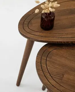 Sada odkládacích stolků Sweet Walnut, 2 ks