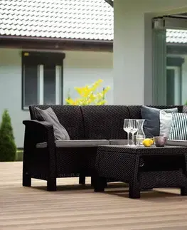 KETER Zahradní set GREEK RELAX SET | hnědá