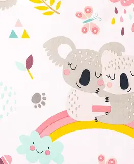 4Home Bavlněné povlečení Koala rainbow , 140 x 200 cm, 70 x 90 cm