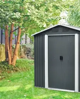 Zahradní domek 291x355 cm kovový Lanitplast