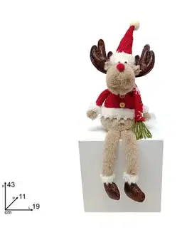 PROHOME - Sob sedící 43cm vlna různé barvy