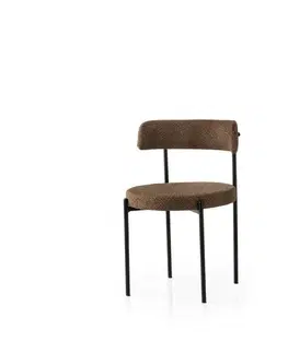 Sada jídelních židlí Gini Brown and Black, 2 ks
