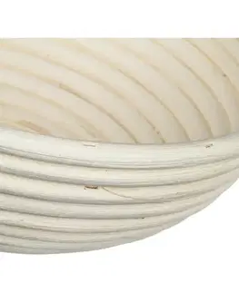 Banquet Ošatka kulatá na kynutí chleba Natural pr. 21 x v. 7,5 cm, kytička