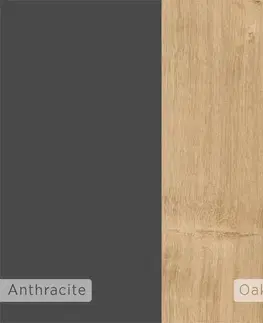TV stolek Francy 180 - Sapphire Oak, Anthracite