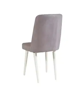 Jídelní set s rozkládacím stolem a židlemi (5 kusů) Vina 0701 - 4 - White, Grey