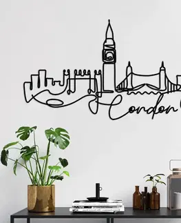 Dekorativní kovový doplněk na zeď London