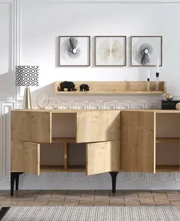 Skříňka s poličkou Stella Sapphire Oak