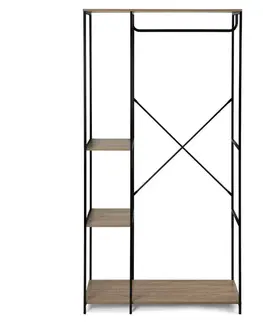 Věšák s policemi LOFTY GRID Combo